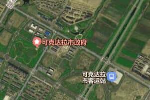 可克达拉市地图