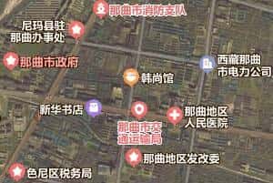 那曲市地图