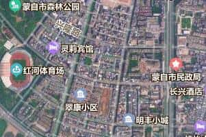红河州地图