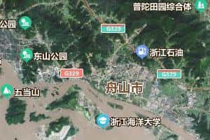舟山市地图