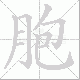 胞笔顺