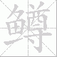 鳟笔顺