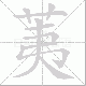 荑笔顺